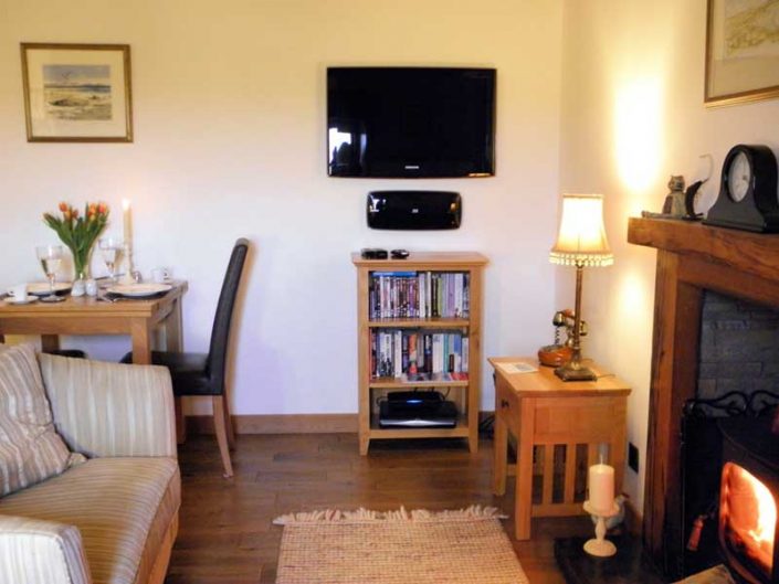 living area Uist holiday cottage